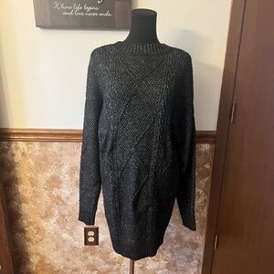 Women's Black Sweater dress